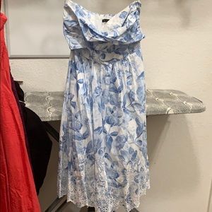 Strapless summer dress